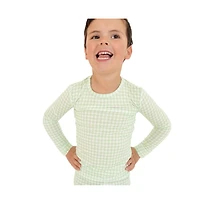 Motette Baby Boys Pistachio Gingham Pajama Set