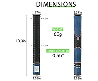 Wosofe Golf Putter Grip Lightweight and Comfortable Advanced Texture Control High-feedback Stroke Enhancement Soft & Tacky Superi