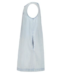 Calvin Klein Girls' 7-16 Round Neck Sleeveless Dress