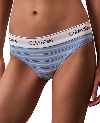 Calvin Klein Women's Ck Icon Cotton Modal Bikini Underwear QF8520