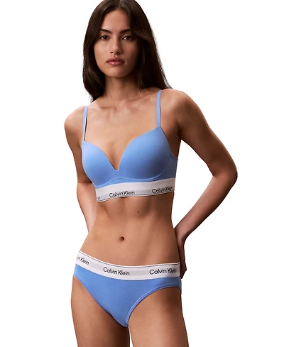 Calvin Klein Women's Ck Icon Cotton Modal Bikini Underwear QF8520