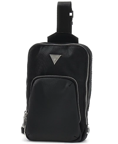Guess Men's Berna Logo Detail Crossover Bag
