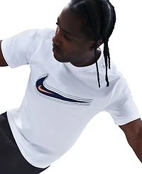 Nike Men's Swoosh Logo Crewneck T-Shirt