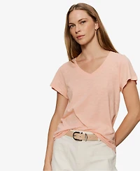 Sanctuary Petite Soft V-Neck T-Shirt