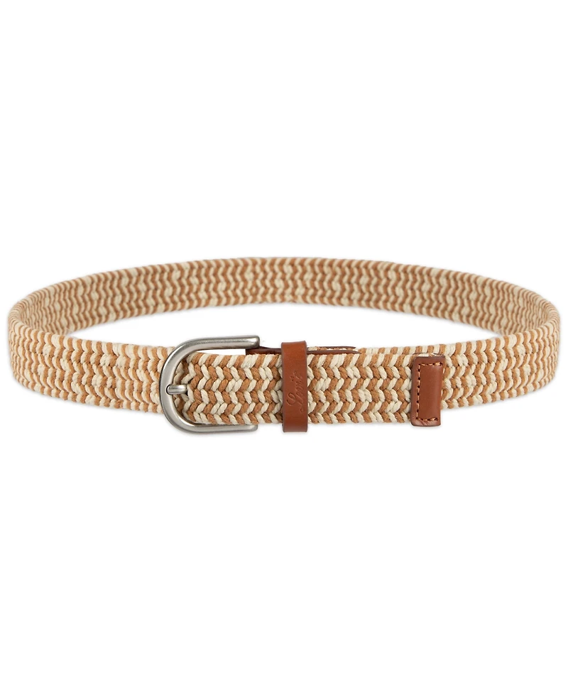 Levi's Women's Fully Adjustable Two-Tone Braided Rope Belt