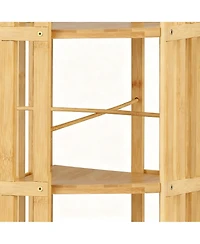 Yigii 360° Rotating Narrow Bookshelf for Home