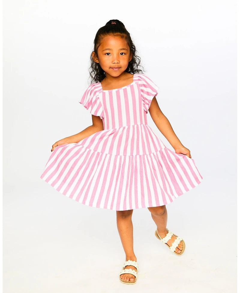 Deux par Toddler Girls Crinkle Jersey Dress - Toddler|Child