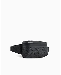 A|X Armani Exchange Men's Tonal All Over Logo Waist Bag