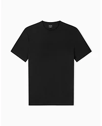 A|X Armani Exchange Men's Short Sleeve Tonal Circle Logo T-Shirt