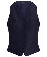 Lauren Ralph Petite Jalan V-Neck Vest