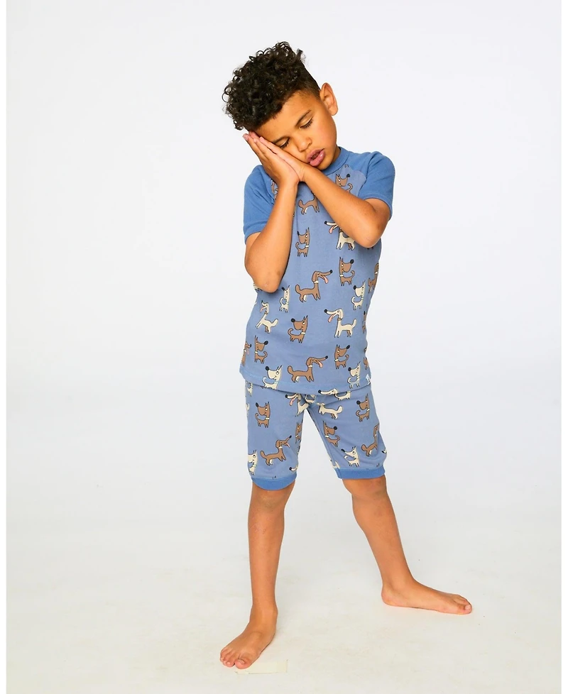 Deux par Big Boys Cotton Two-Piece Pajamas