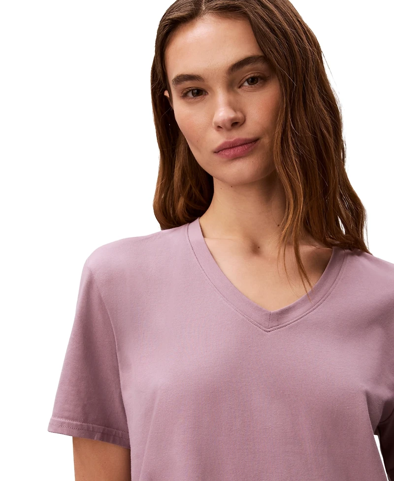 Calvin Klein Performance Women's Classic-Fit V-Neck T-Shirt