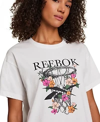 Reebok Women's Basketball Hoop Graphic T-Shirt