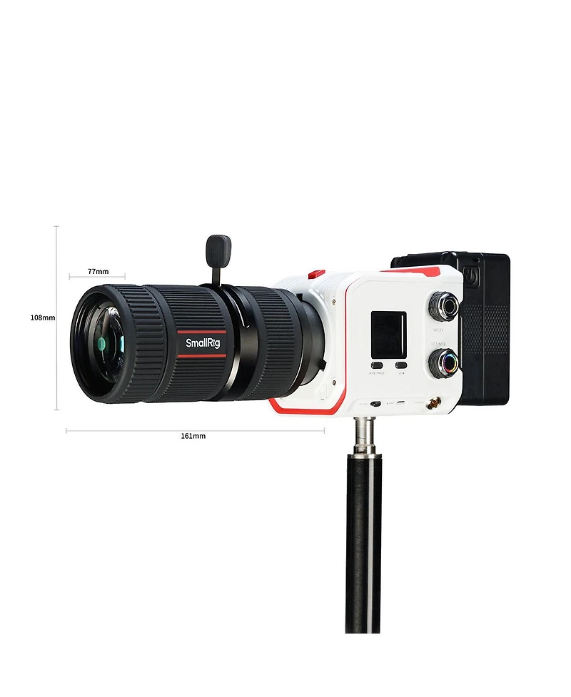 SmallRig Sp-Mini Spotlight for RC60 / RC100 Series Video Light, Black
