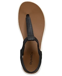 Style & Co Women's Harperr Elastic Round Toe Flat Sandals, Macy's Exclusive