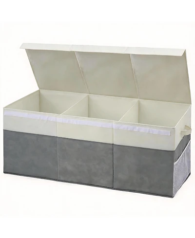 Yigii Extra Large Collapsible Storage Chest with Handles for Toys and Clothes