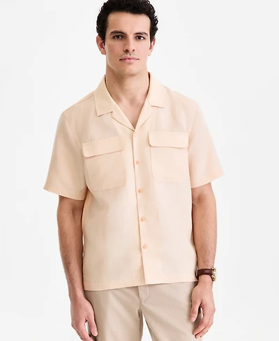 Alfani Men's Owen Short-Sleeve Button-Up Shirt, Macy's Exclusive