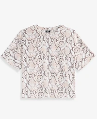 I.n.c. International Concepts Petite Boxy-Fit Crewneck T-Shirt, Macy's Exclusive