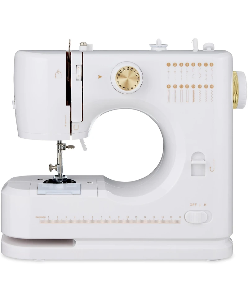 Best Choice Products 55-Piece Sewing Machine Kit for Beginners, w/ 16 Stitch Patterns, Double Stitching
