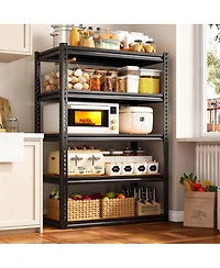 Yigii 5-Tier 2500LBS Adjustable Metal Shelving Unit for Garage, Kitchen, Pantry