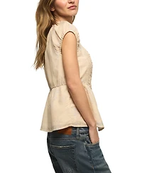 Lucky Brand Women's Floral Print Top