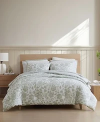 Nautica Jacob Bay Floral Cotton Reversible Comforter Sets