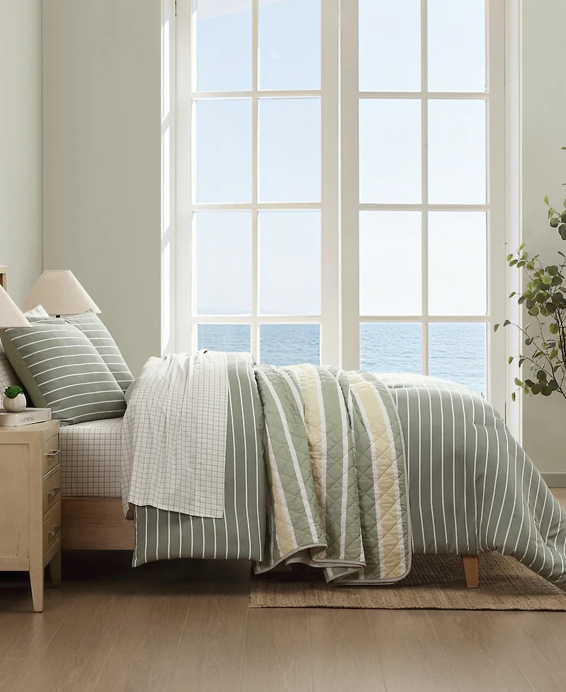 Nautica Park Stripe Printed 2-Pc. Comforter Set, Twin/Twin Xl