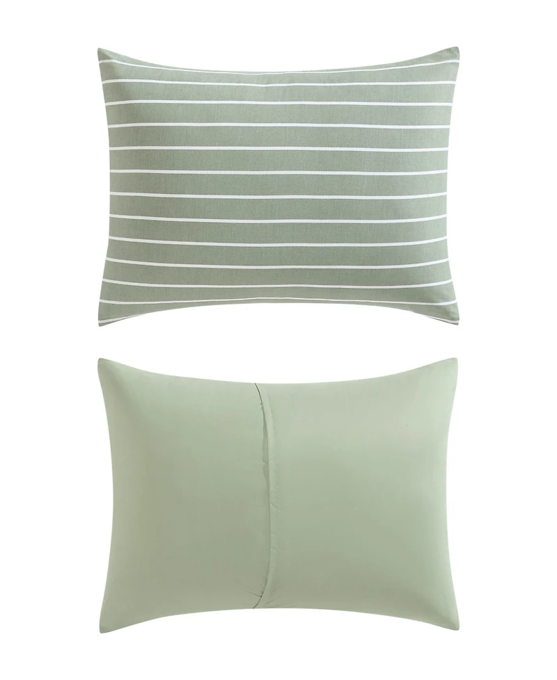 Nautica Park Stripe Printed 3-Pc. Comforter Set, Full/Queen