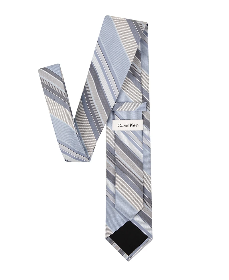 Calvin Klein Men's Fabre Stripe Pattern Tie