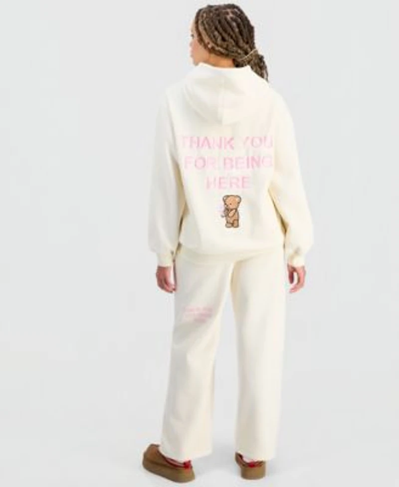 The Happy Camp3r Juniors Thank You For Being Here Hooded Sweatshirt Sweatpants