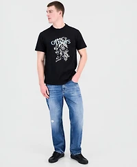 Guess Men's Logo Floreal T-Shirt