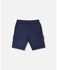 Deux par Big Boys French Terry Shorts Blue
