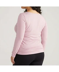 Universal Standard Plus Agatha Liquid Jersey Top