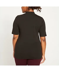 Universal Standard Plus Modern Mock Neck Tee