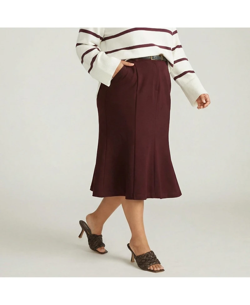 Universal Standard Women's Carla Ponte Skirt