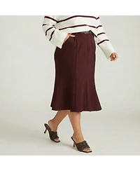 Universal Standard Women's Carla Ponte Skirt