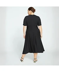 Universal Standard Women's Plus Devi Liquid Jersey Dress