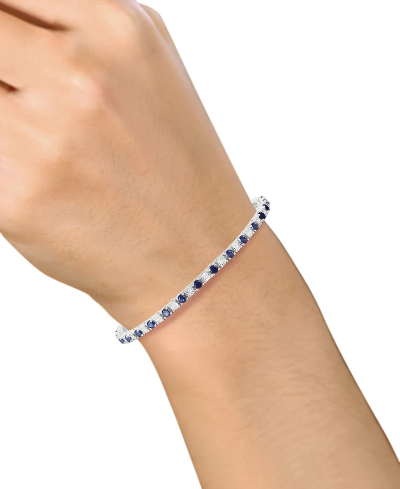 Macy's Multi-Gemstone Bracelet in 14k Gold Over Sterling Silver (Also in Sterling Silver)