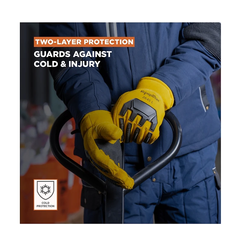 RefrigiWear Men's Double Insulated Impact Glove