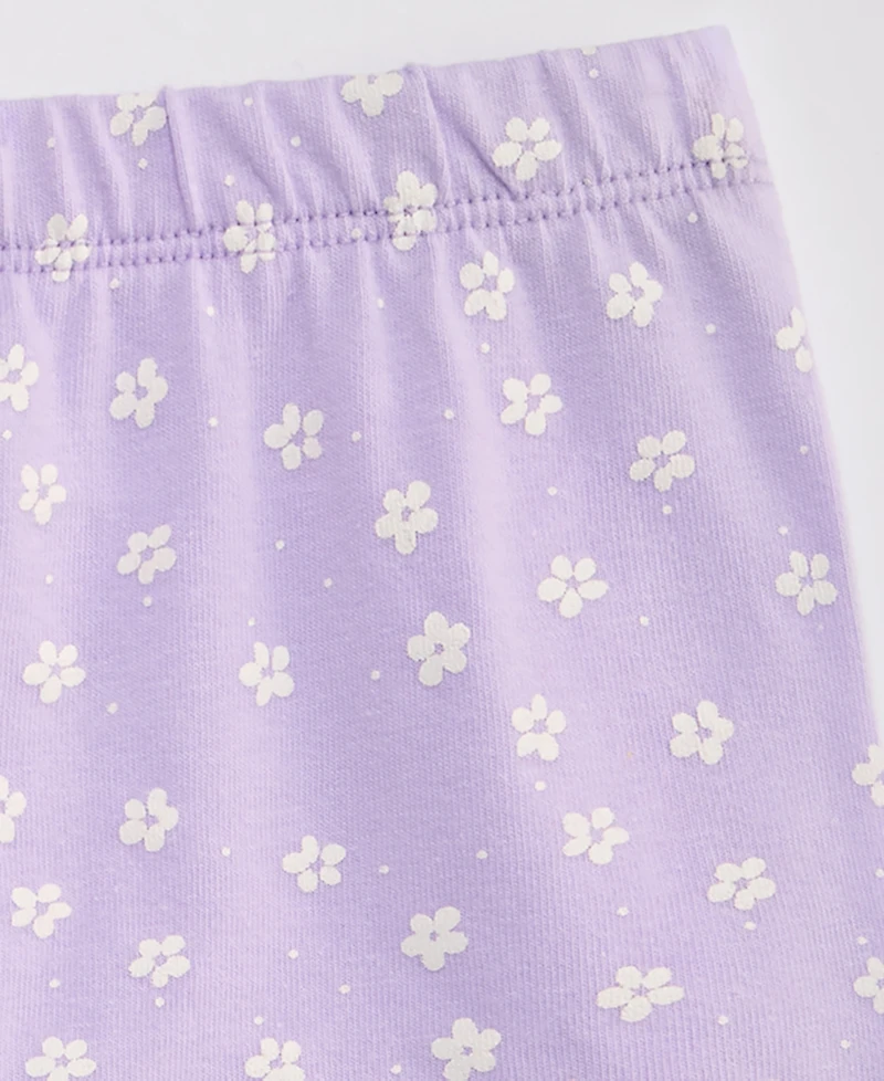 First Impressions Toddler Girls' 2T-4T Mix & Match Ditsy-Floral-Print Biker Shorts, Macy's Exclusive