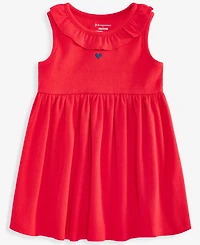 First Impressions Baby Girls' 0M-24M Ditsy Heart Embroidered Dress, Macy's Exclusive
