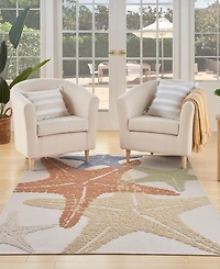 Nourison Home Aloha ALH28 5'3"x7'5" Area Rug