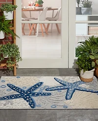 Nourison Home Aloha ALH24 2'8" x 4' Outdoor Area Rug