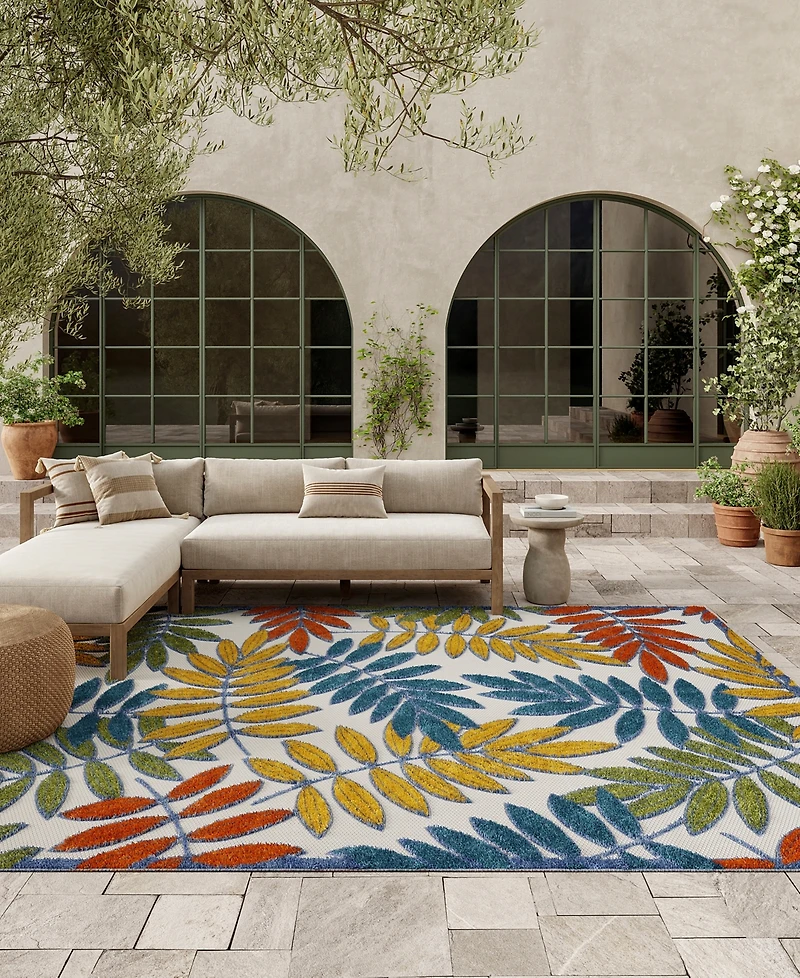 Nourison Home Aloha ALH18 7'10"x 10'6" Outdoor Area Rug