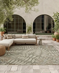 Nourison Home Aloha ALH18 Neutral 6' x 9' Outdoor Area Rug