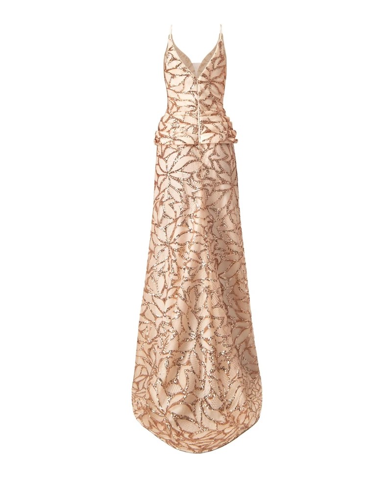 Ivonne Women's Asymmetric Hem Evening Dress