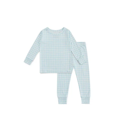 Motette Baby Boys Coastal Check Pajama Set