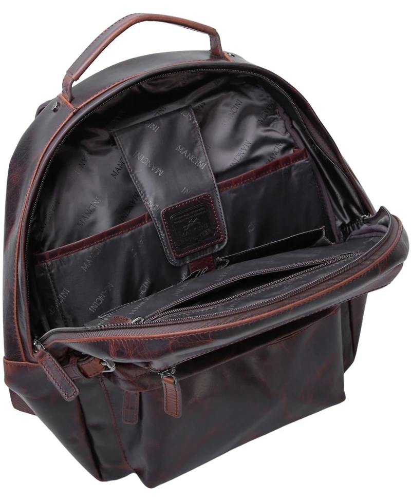 Mancini Men's Zippered Backpack