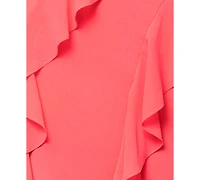 Xscape Women's Ruffle Detail Maxi Dress