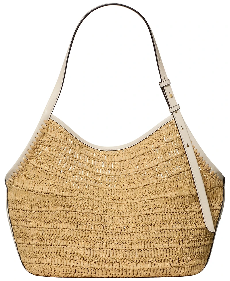 kate spade new york Deco Straw Tulip Extra-Large Tote Bag